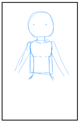 上半身の描き方 - 体の描き方:画像2