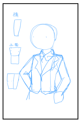 上半身の描き方 - 体の描き方:画像11
