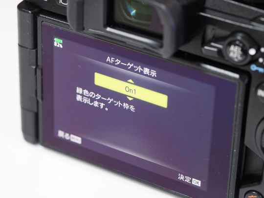 OLYMPUS E-M1 Mark II でクラスター表示でフォーカスエリアを表示する (C1 モードのフォーカス表示の設定に変更したい):画像6