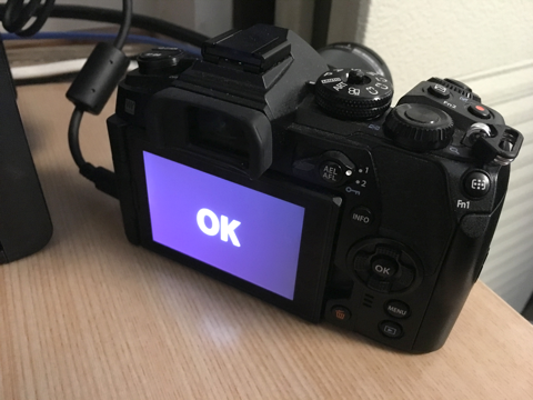 OLYMPUS OM-D E-M1 Mark2 のファームウェアを更新する:画像11