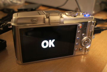 OLYMPUS PEN E-P3 のファームウェアーを更新する:画像9