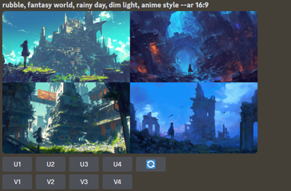 Midjourney / niji・journey でネガティブプロンプト (Negative Prompt) を指定する方法:画像1