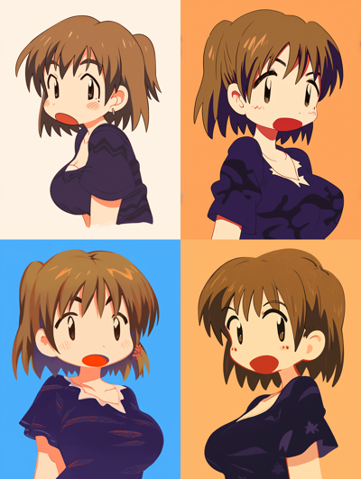 midjourney niji・journey で入力したキャラクターの画像と同じキャラクターを描画する方法 (Discordを使用する場合):画像18