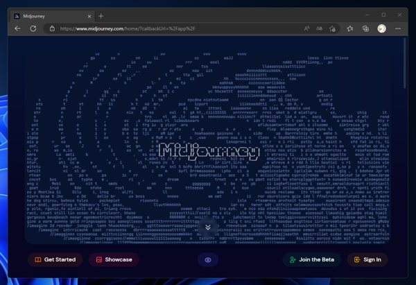 Midjourney を利用して画像を生成する方法:画像1