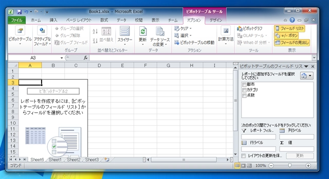Excelを使ったクロス集計 (ピボットテーブルの利用):画像4
