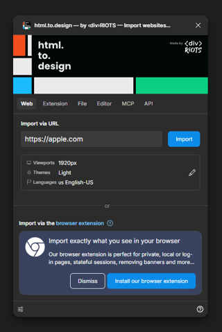 WebページをFimgaのデザインに変換する - html.to.design を利用:画像11
