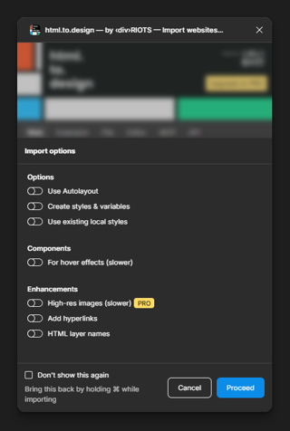 WebページをFimgaのデザインに変換する - html.to.design を利用:画像13