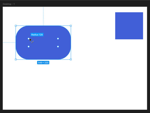 Figmaで角丸長方形を描画する方法:画像5