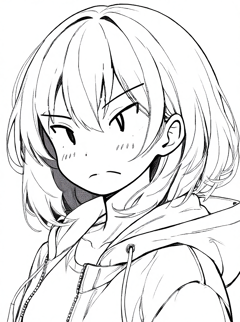 FLUX.1 Kontext で線画を修正する、ラフ画像をペン入れする:画像5