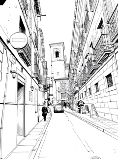 FLUX.1 Kontext で写真を線画に変換する:画像3