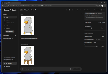 キャラクターを指定したシーンに配置する - Nano Banana (Gemini 2.5 Flash Image) 利用:画像5