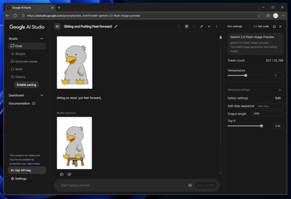 キャラクターを指定したシーンに配置する - Nano Banana (Gemini 2.5 Flash Image) 利用:画像7