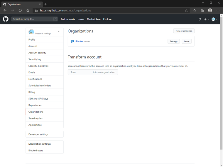 GitHubの組織アカウントにユーザーを追加する:画像2