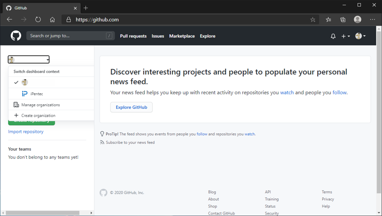 GitHubの組織アカウントにユーザーを追加する:画像14
