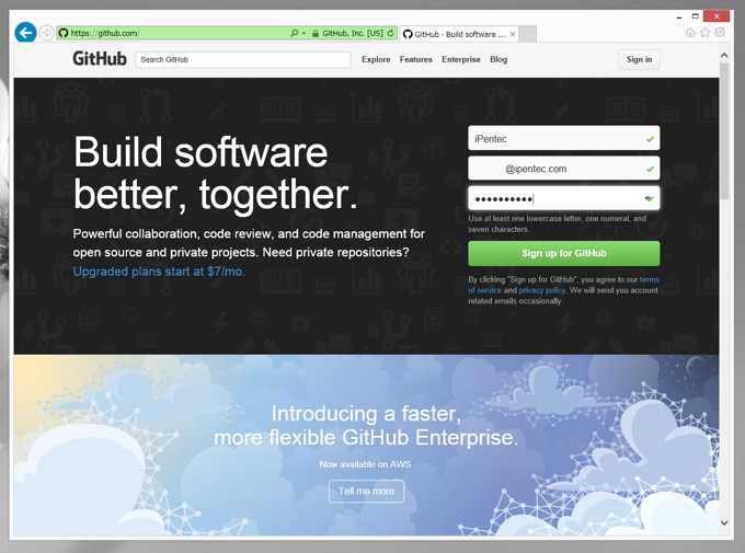 GitHubへのサインアップ - GitHub アカウントの作成:画像10