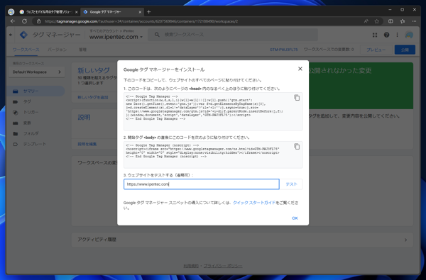 Google Tag Manager (Google タグマネージャー) にサインアップする:画像7