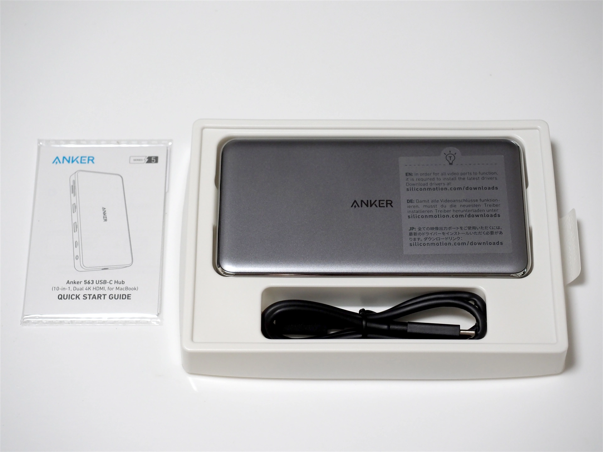 Anker 563 USB-C ハブ Anker 563 USB-C ハブ (10-in-1, Dual 4K HDMI, for MacBook