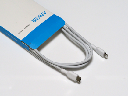 Anker PowerLine II USB-C ＆ ライトニング ケーブル のレビュー:画像3