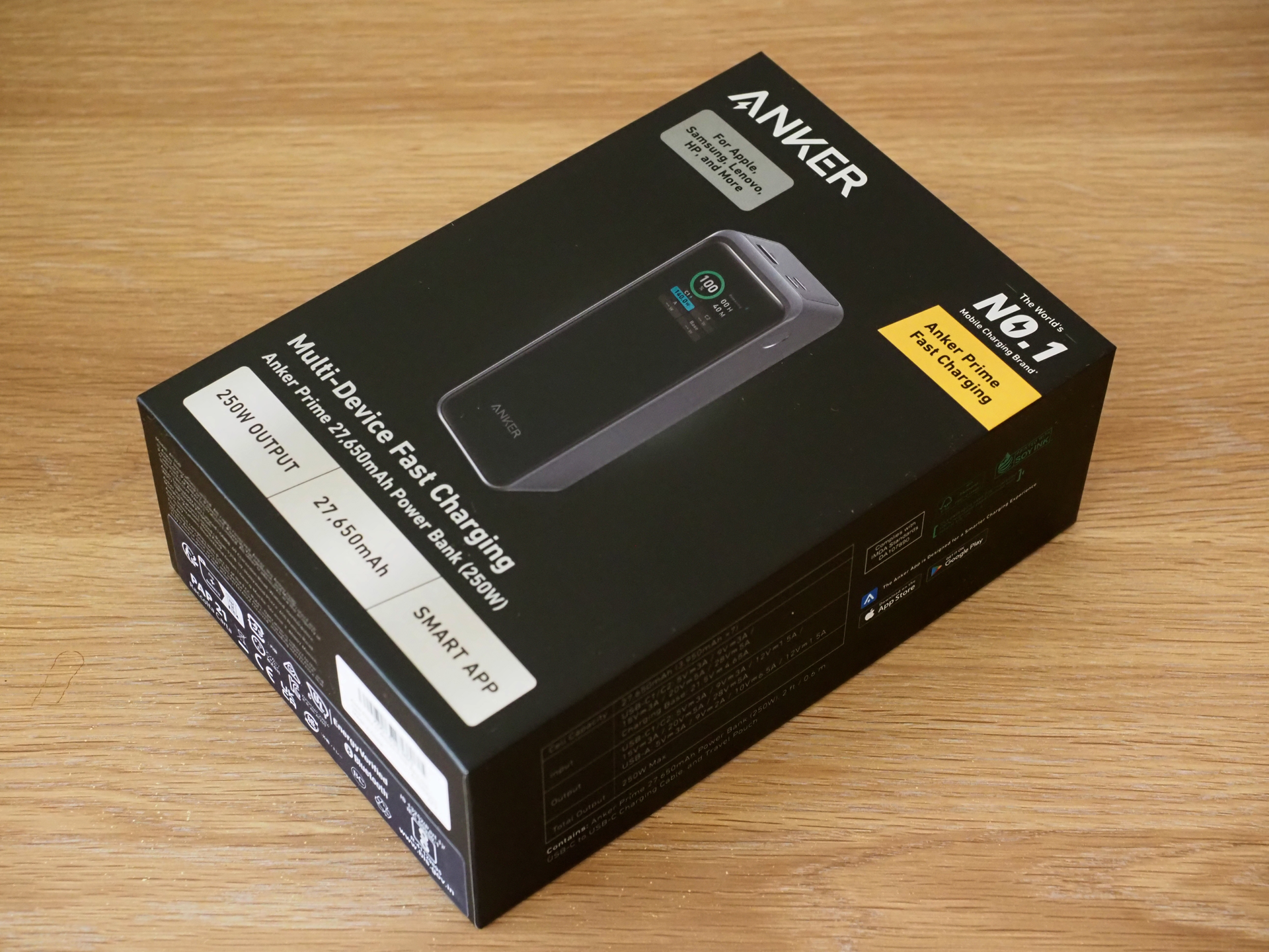 Anker Prime Power Bank (27650mAh, 250W) のレビュー | iPentec