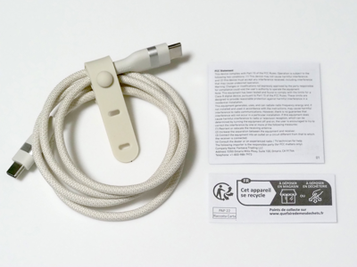 Anker USB-C & USB-C ケーブル (高耐久ナイロン) のレビュー:画像4