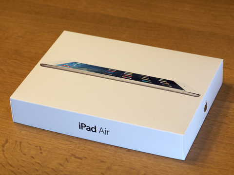 Apple iPad Air のレビュー (iPad Airの初期設定):画像1