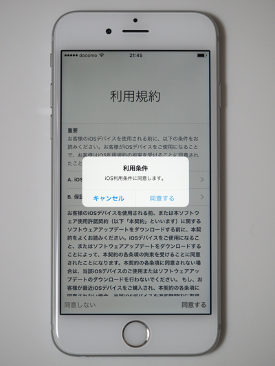 Apple iPhone 6s のレビュー (iPhone 6s の初期設定):画像85