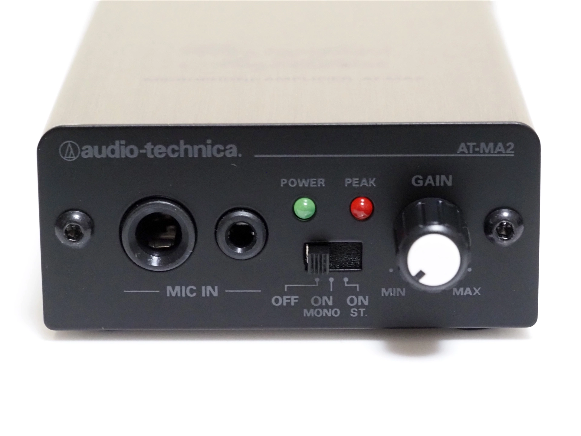 audio-technica マイクロホンアンプ AT-MA2 のレビュー | iPentec
