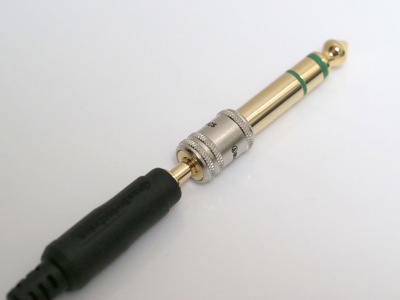 audio-technica AT501CS GOLD LINK Fine ステレオミニジャック－ステレオ標準 変換プラグのレビュー:画像5