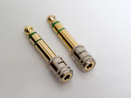audio-technica AT501CS GOLD LINK Fine ステレオミニジャック－ステレオ標準 変換プラグのレビュー:画像9