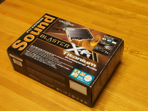PCI Express Sound Blaster X-Fi Titanium Professional Audio のレビュー:画像1