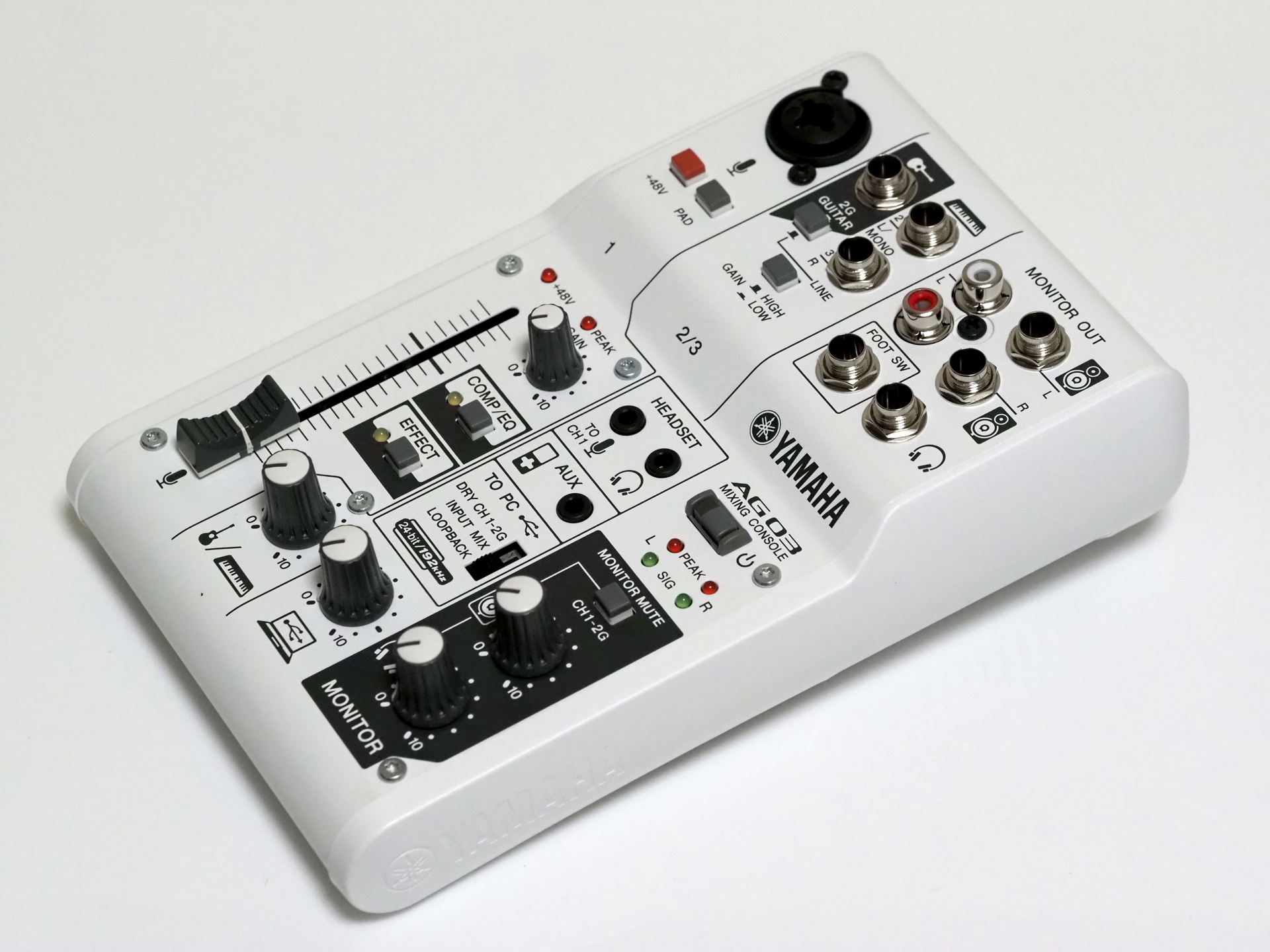 ゆ*の様 YAMAHA AG03 ウェブキャスティングミキサー 本体 YAMAHA ウェブキャスティングミキサー AG03 のレビュー | iPentec