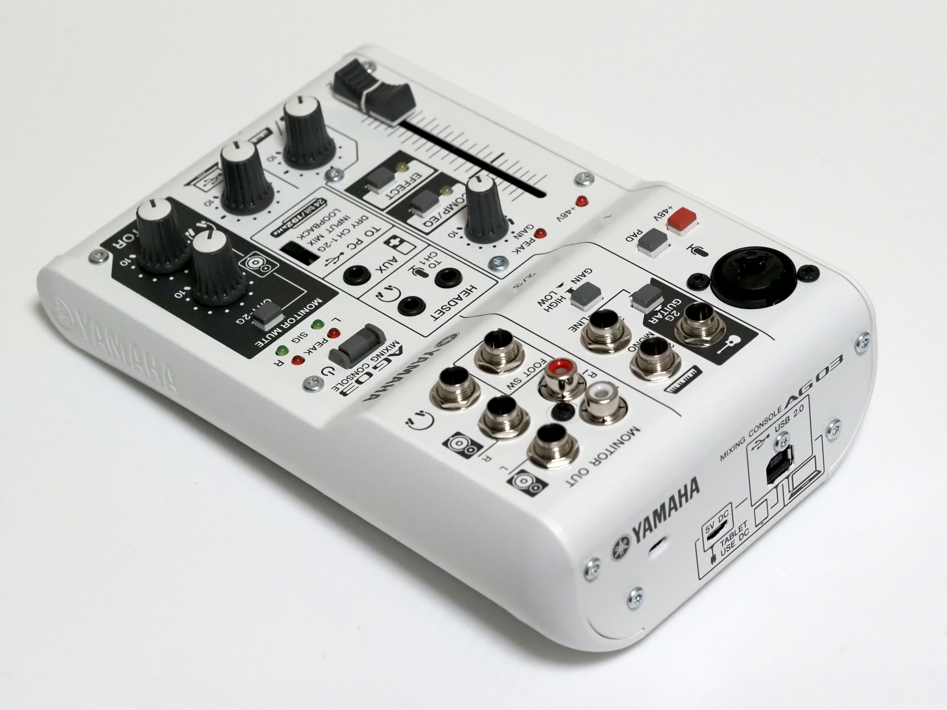 YAMAHA ウェブキャスティングミキサー AG03 のレビュー | iPentec