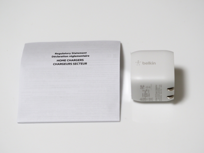 Belkin BOOST↑CHARGE PRO 30W USB-C (WCH001DQWH) のレビュー:画像6