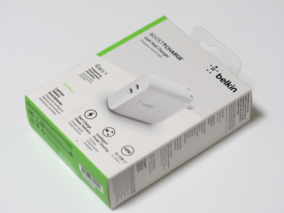 Belkin BOOST↑CHARGE PRO 65W USB-C (WCH003DQWH) のレビュー:画像1