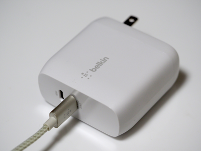 Belkin BOOST↑CHARGE PRO 65W USB-C (WCH003DQWH) のレビュー:画像13