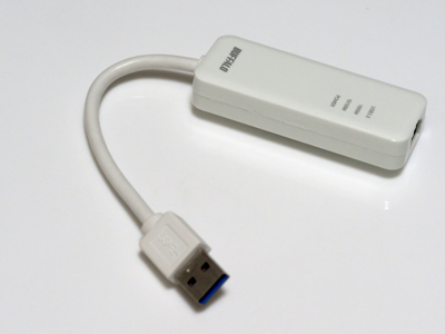 BUFFALO 有線LANアダプター LUA4-U3-AGTE-WH (LUA4-U3-AGTE-BK) のレビュー:画像3