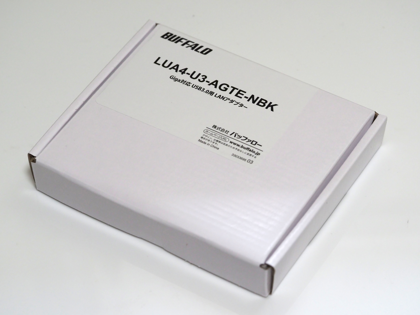 BUFFALO 有線LANアダプター LUA4-U3-AGTE-WH (LUA4-U3-AGTE-BK) のレビュー:画像7