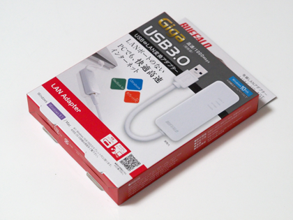 BUFFALO Giga USB3.0対応 有線LANアダプター LUA4-U3-AGT のレビュー:画像1