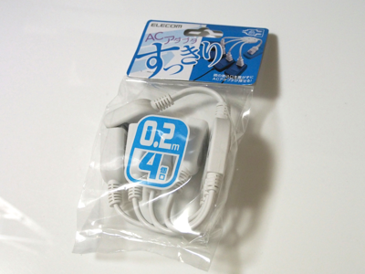 ELECOM T-AD4WH (ケーブルタップ) のレビュー:画像1