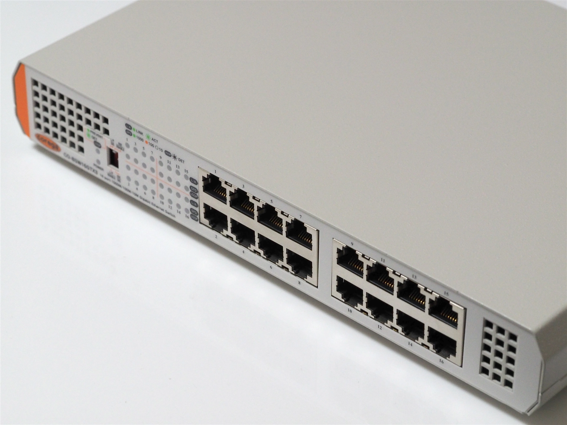 Corega CO-BSW16GTX3 16ポートスイッチングハブ 2台 CO-BSW16GTX3 法人向け 16ポート Giga ループガード 高温度(50度