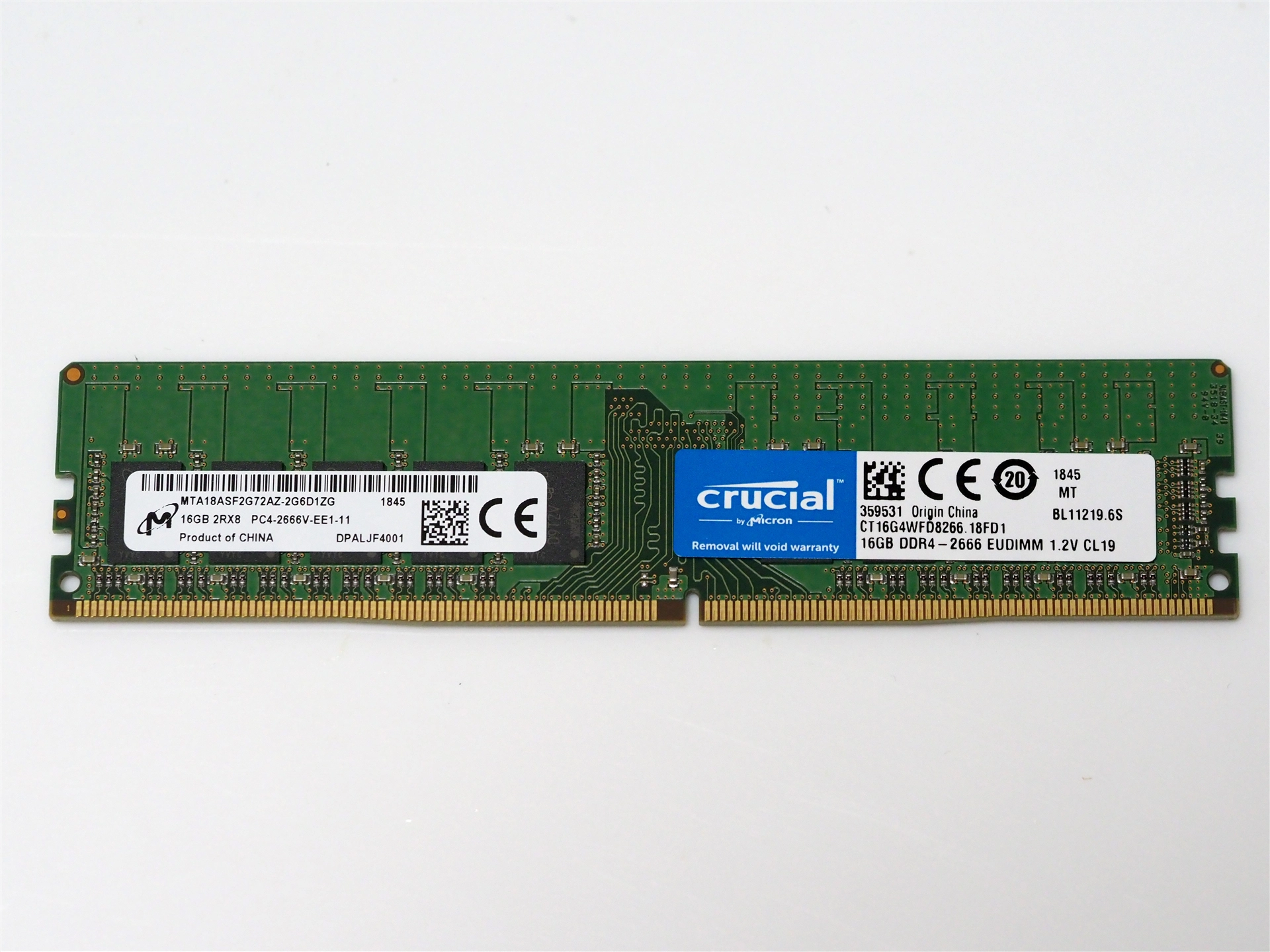 Crucial W4U2666CM-16G 16GB DDR4 4枚セット Amazon | CFD販売 Crucial by Micron デスクトップPC用メモリ
