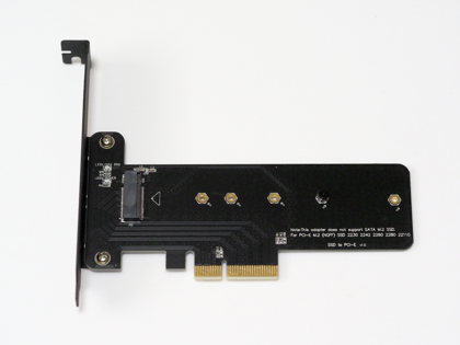 EasyDiy PCI-Express x4接続 M.2スロット増設インターフェースボード のレビュー:画像5