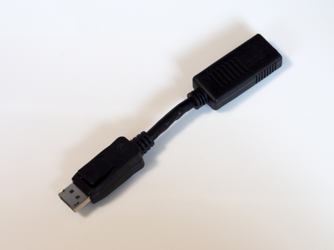 ELECOM AD-DPHBK (DisplayPort - HDMI 変換アダプタ) のレビュー:画像2