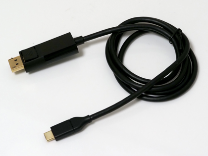 ELECOM USB Type-C用DisplayPort変換ケーブル CAC-CDP10BK のレビュー:画像3