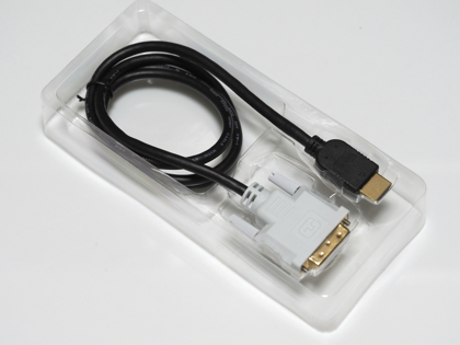 エレコム HDMI-DVI変換ケーブル シングルリンク 1.0m DH-HTD10BK / 2.0m DH-HTD20BK のレビュー:画像2
