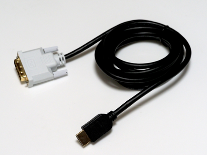 エレコム HDMI-DVI変換ケーブル シングルリンク 1.0m DH-HTD10BK / 2.0m DH-HTD20BK のレビュー:画像8