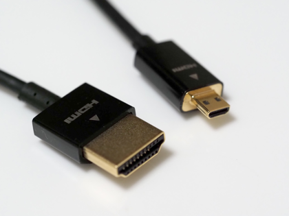 エレコム micro HDMI ケーブル  DH-HD14SSU10BK のレビュー:画像6