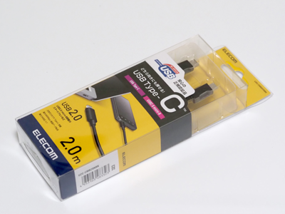 ELECOM USB Type-C micro-B ケーブル U2C-CMB20NBK のレビュー:画像1