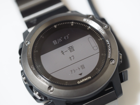 Garmin fenix 3 のバイブレーションを停止する:画像4