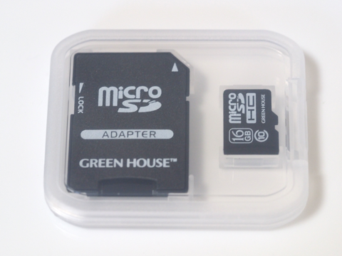 Green House (グリーンハウス) microSDHCカード SDMRHC16GU のレビュー:画像2
